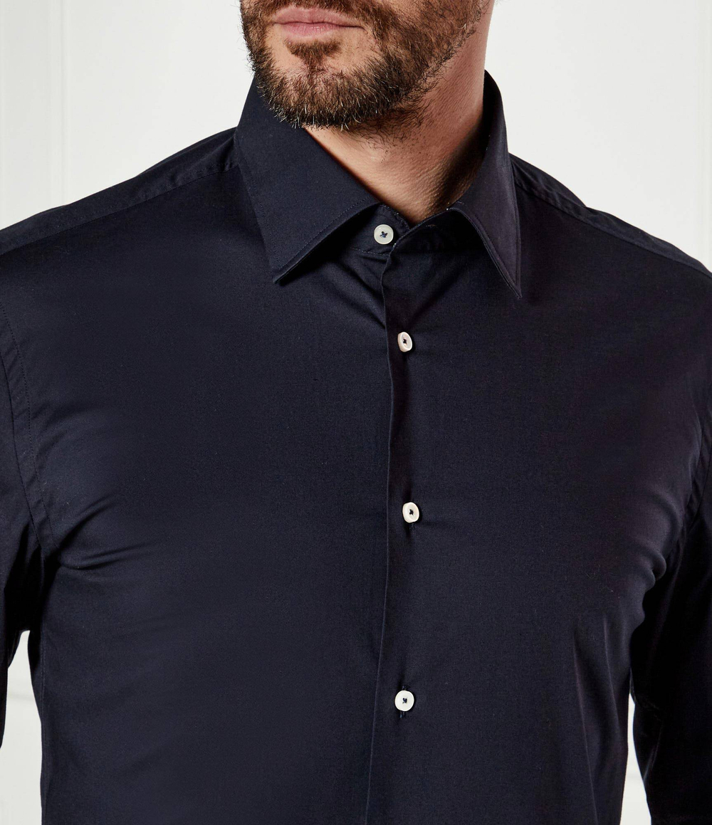 Рубашка H-HANK-kent-C3-214 BOSS BLACK - темно-синий(50538949)