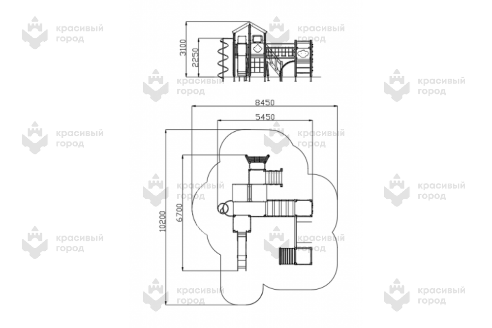 Игровой комплекс Джунгли спорт