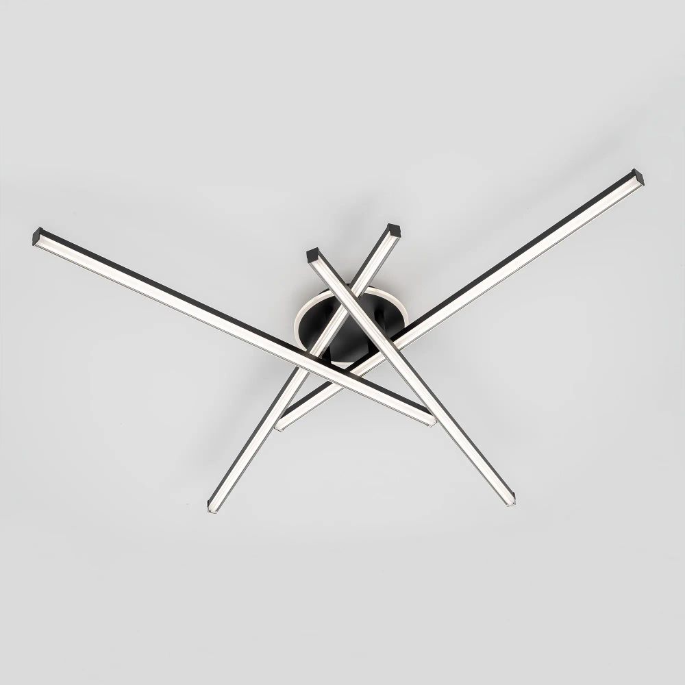 Citilux Trent CL203641 LED Люстра потолочная с пультом Чёрная