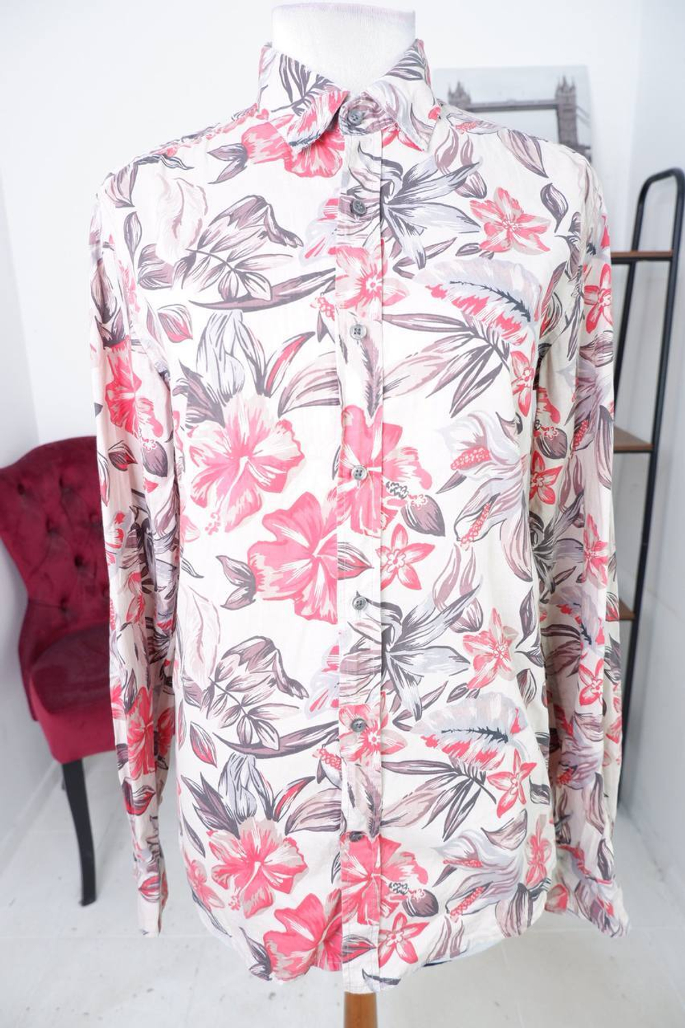 Рубашка Antony Morato пестрая, маркировка S, визуально 46 размер