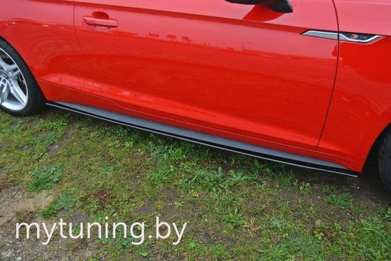 Сплиттеры накладок на пороги для V.1 AUDI S5 / A5 B9 S-Line (16-...)