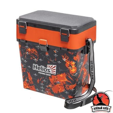 Ящик рыболовный зимний SHARK оранжевый (HS-IB-19-SHO) Helios