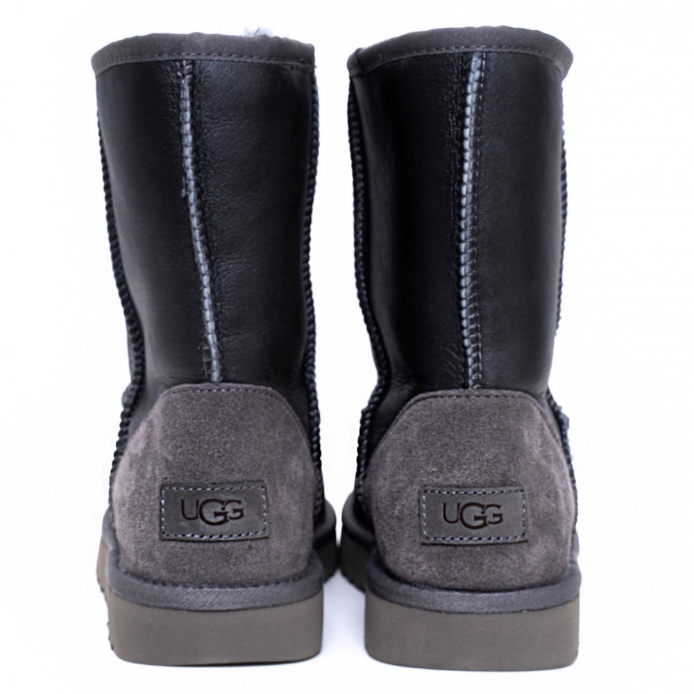 Ugg Mens Classic Short Metallic Grey