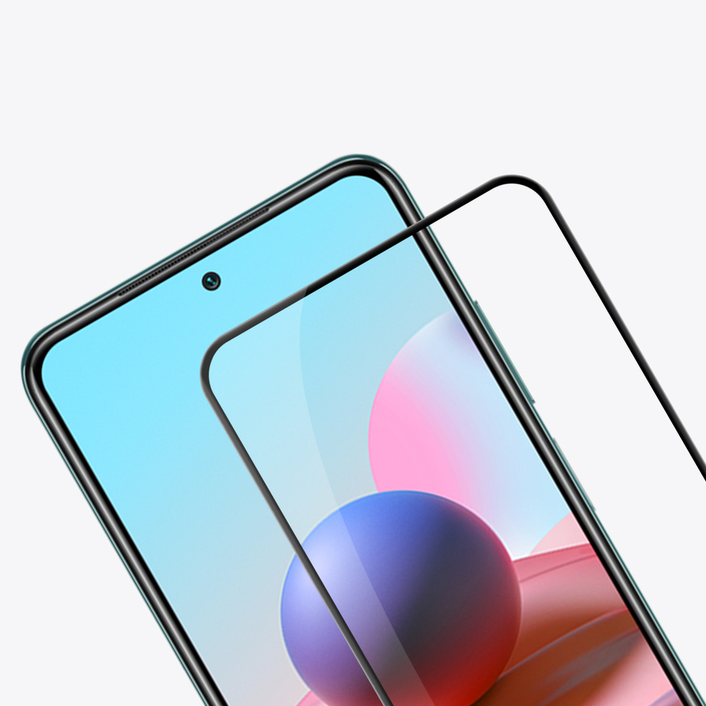 Стекло 6D c олеофобным покрытием для Xiaomi Redmi Note 10 (10S) и Poco M5s, G-Rhino