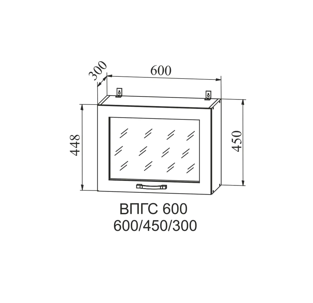 Лофт Бетон темный ВПГС 600