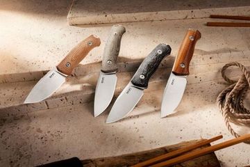 Нож MKM SL CF SMALL LOV - сталь клинка M390