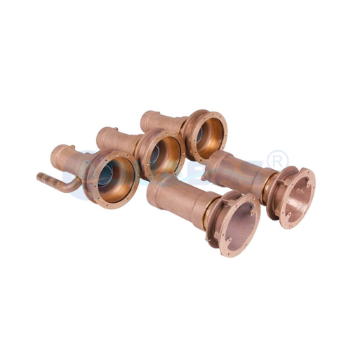 Закладные детали г/м Hugo Lahme (3 форсунки и 2 водозабора) из бронзы (морская вода) (8640051)