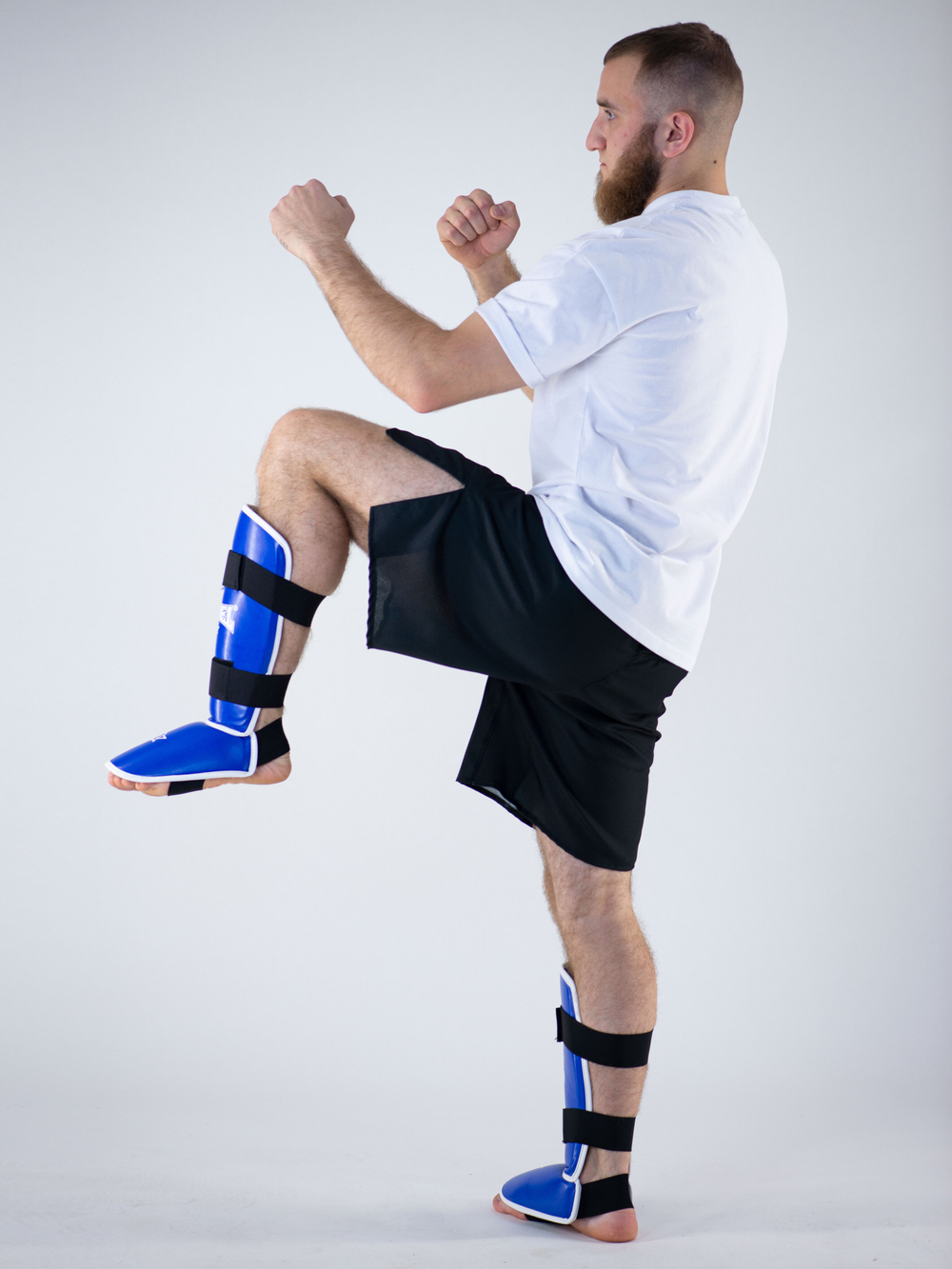 Защита голени и стопы  Reyvel Classic синяя