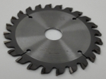 Подрезная составная пила WoodTec для форматно-раскроечных станков Ø125 х 20 x 2,8-3,6 Z = 12 + 12