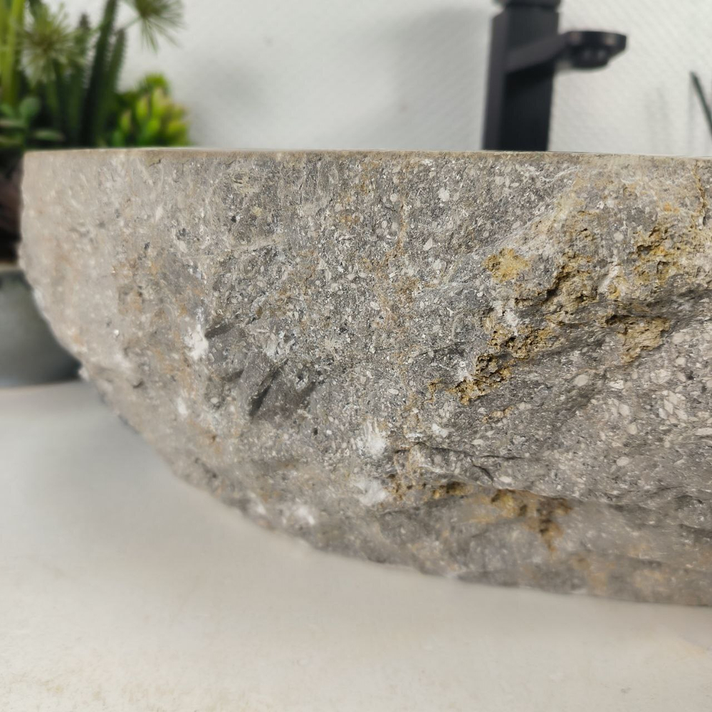 Раковина из мрамора Erozy Grey EM-64665 62*42*15 0189
