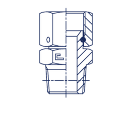 Прямые NPT, уплотнение тип C