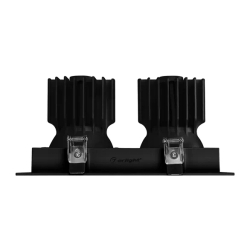 Светильник MS-VORTEX-BUILT-S210x117-2x20W Warm3000 (BK-BK, 20 deg, 230V) (Arlight, IP20 Металл, 5 лет) 058442