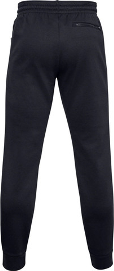 Мужские теннисные штаны Under Armour Recover Fleece Pant - black