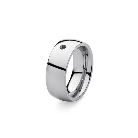 Кольцо - База Qudo  Basic big silver 17.2 мм 627002 S