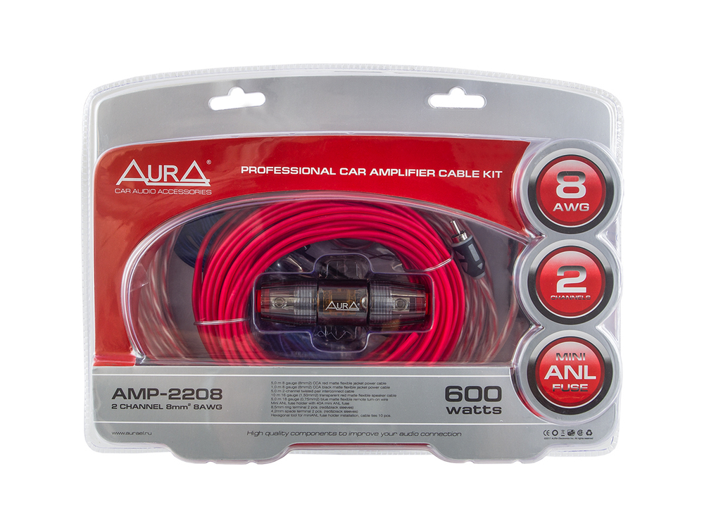 Комплект для подключения Aura AMP-2208