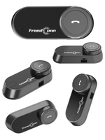 Мотогарнитура FreedConn T-COM V6 Grey универсальная