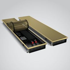 Конвектор внутрипольный Royal Thermo ATRIUM TURBO 110/250/3000 7202 Вт золотой