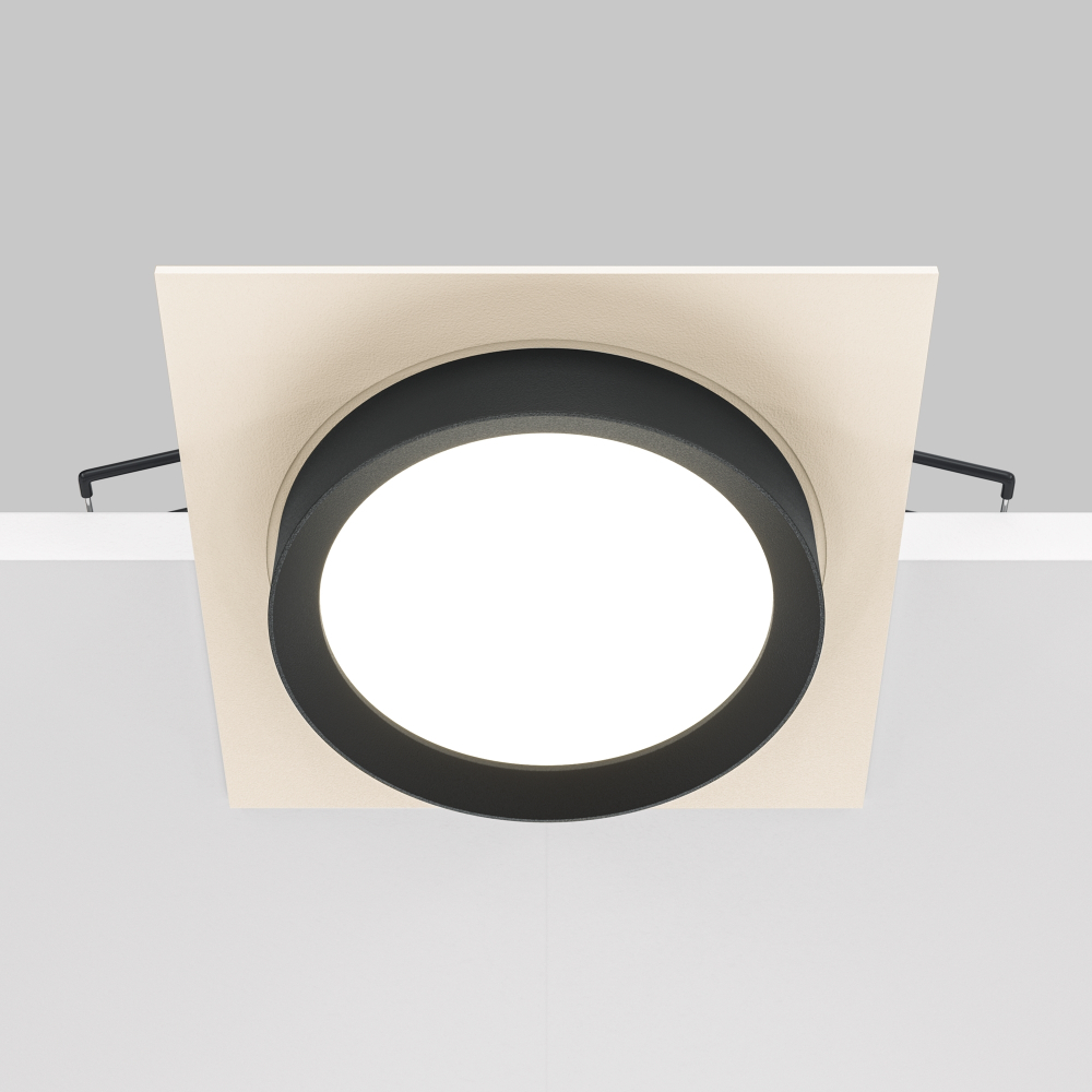 Встраиваемый светильник Maytoni Hoop DL086-GX53-SQ-WB