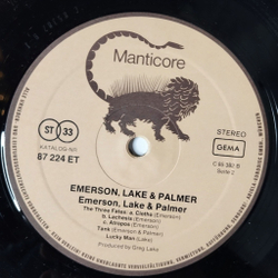 Винтажная виниловая пластинка LP Emerson, Lake and Palmer (Germany 1975)