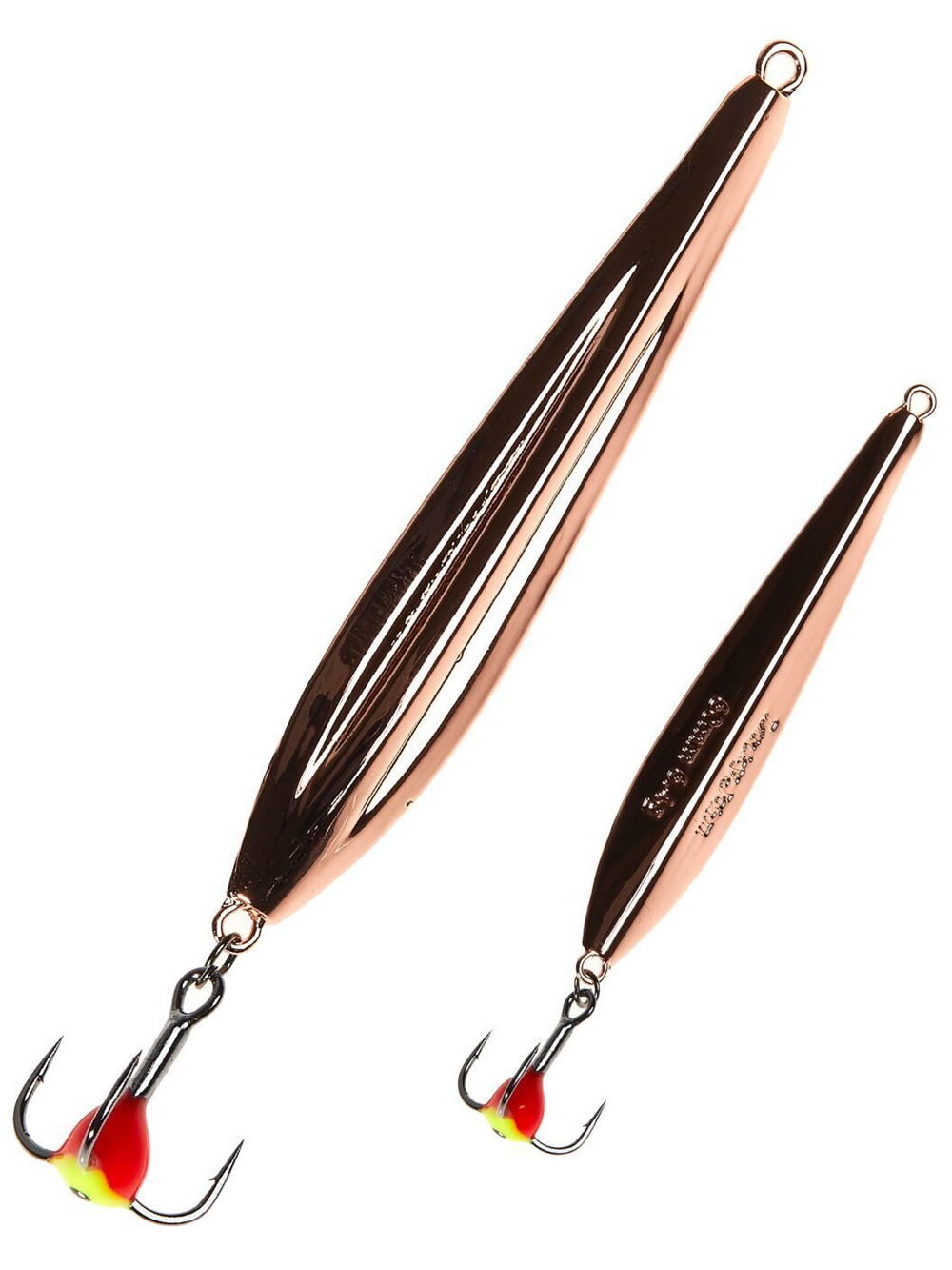 Блесна зимняя Lucky John Fin Blade 40мм 2.5гр Cu