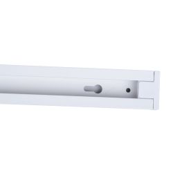 UBX-Q122 GS2 WHITE 100 SET01 Шинопровод осветительный. тип G. в наборе с заглушкой и вводом питания. Однофазный. Белый. Длина 1м. ТМ Volpe.