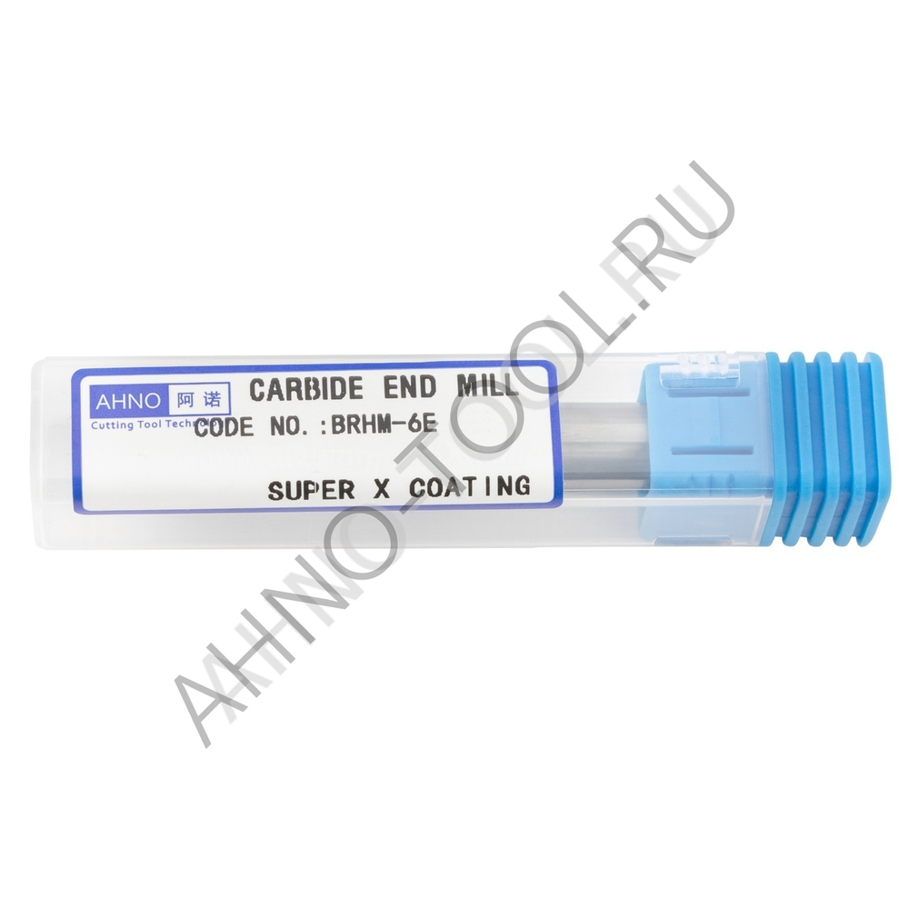 Фреза твердосплавная  10мм (L=75, l=30, хв=10) Z6 45° по закаленной стали BRHM-6E-D10.0 HRC65 AHNO