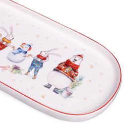 БЛЮДО ОВАЛЬНОЕ LEFARD "WINTER STORY" 34*14,5 СМ (КОР=12ШТ.)