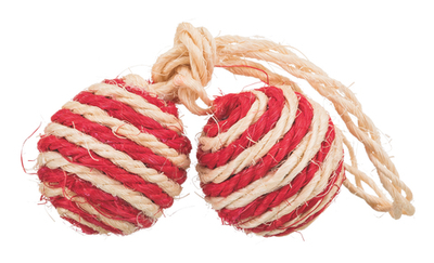 2 верёвочных мяча, 2 хф 4,5 см, Trixie