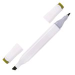 Маркеры для скетчинга двусторонние BRAUBERG ART DEBUT "WHITE", НАБОР 12 шт., цвета леса, 152139