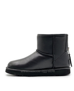 CLASSIC MINI ZIP LEATHER-black