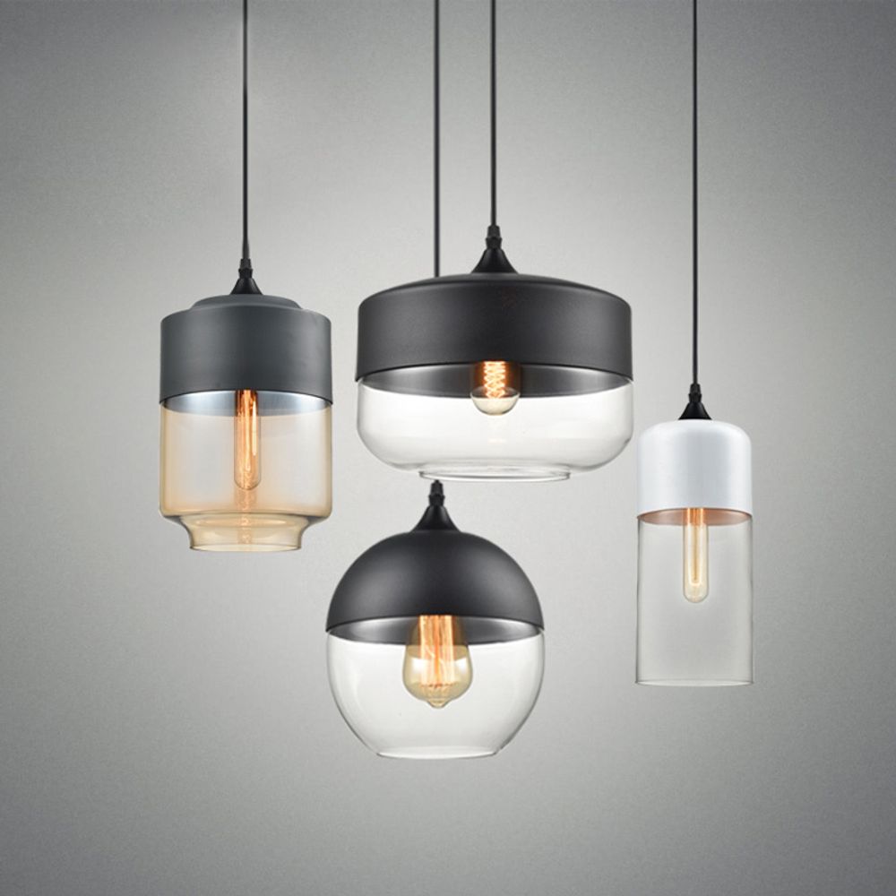 Подвесной светильник NORD A D18 Black/Transparent