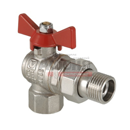 Кран шаровой VALTEC 1" г/ш баб американка углов.  (VT.228.N.06)