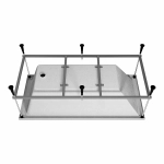 Ванна акриловая Vincea VBT-2G150-FR 150x70 белая с каркасом