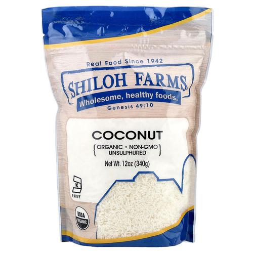 Shiloh Farms, органический кокос, 340 г (12 унций)