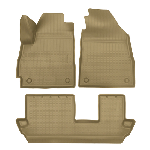 Ковры в салон Norplast/Unidec для JETOUR X70 (2020-), Бежевый, 7 мест, арт.NPA00-C375-701-1-B