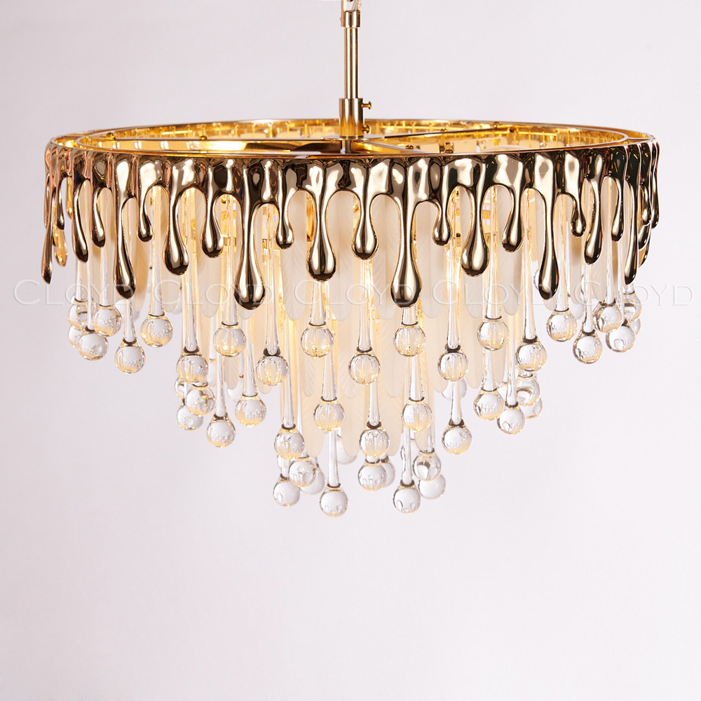 Люстра Cloyd CAPULETTI C9 / Ø49 см - золото (арт.11204)