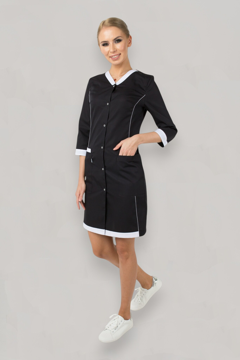 Халат медицинский женский | Х-250 ак 3/4 сатори