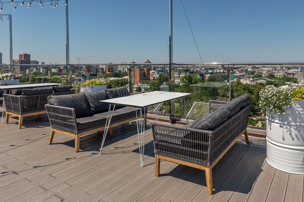 "Руссо" обеденный стол из HPL 150х80см, цвет "молочный"