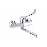 Смеситель для раковины наст 40к ПРОФСАН ПСМ-508-055 "МЕДИК" эксц. "РУС" медицинский. ХРОМ