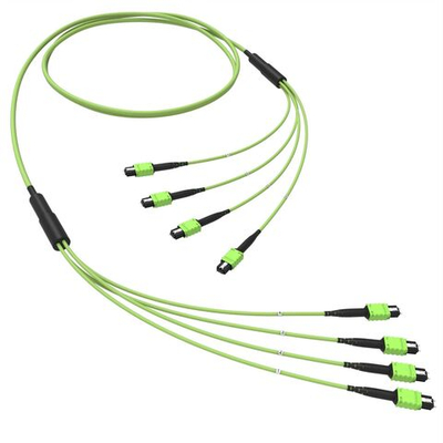 Оптическая магистральная сборка 48 ОВ 50/125 OM5, 4xMTP PRO(12)m/4xMTP PRO(12)m, тип В, 500 м