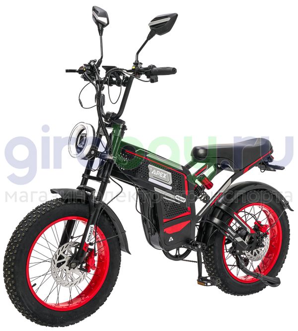 Электровелосипед Minako APEX (48V/20Ah) - Красный фото №1