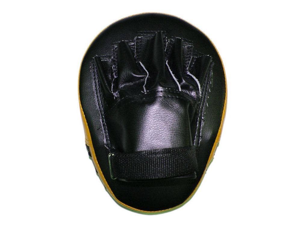 Лапа тренировочная PVC, гнутая, универсальная. 23*18см :B-S1:  (Чёрно-жёлтый ЧЖ)