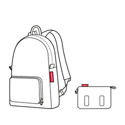 Рюкзак складной mini maxi glencheck red