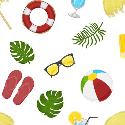 тропический узор.