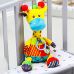 315964/Текстильная игрушка погремушка пищалка леопард с прорез. Умка/RS-LEO/1