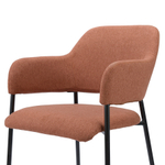 Стул wendy, рогожка, терракота