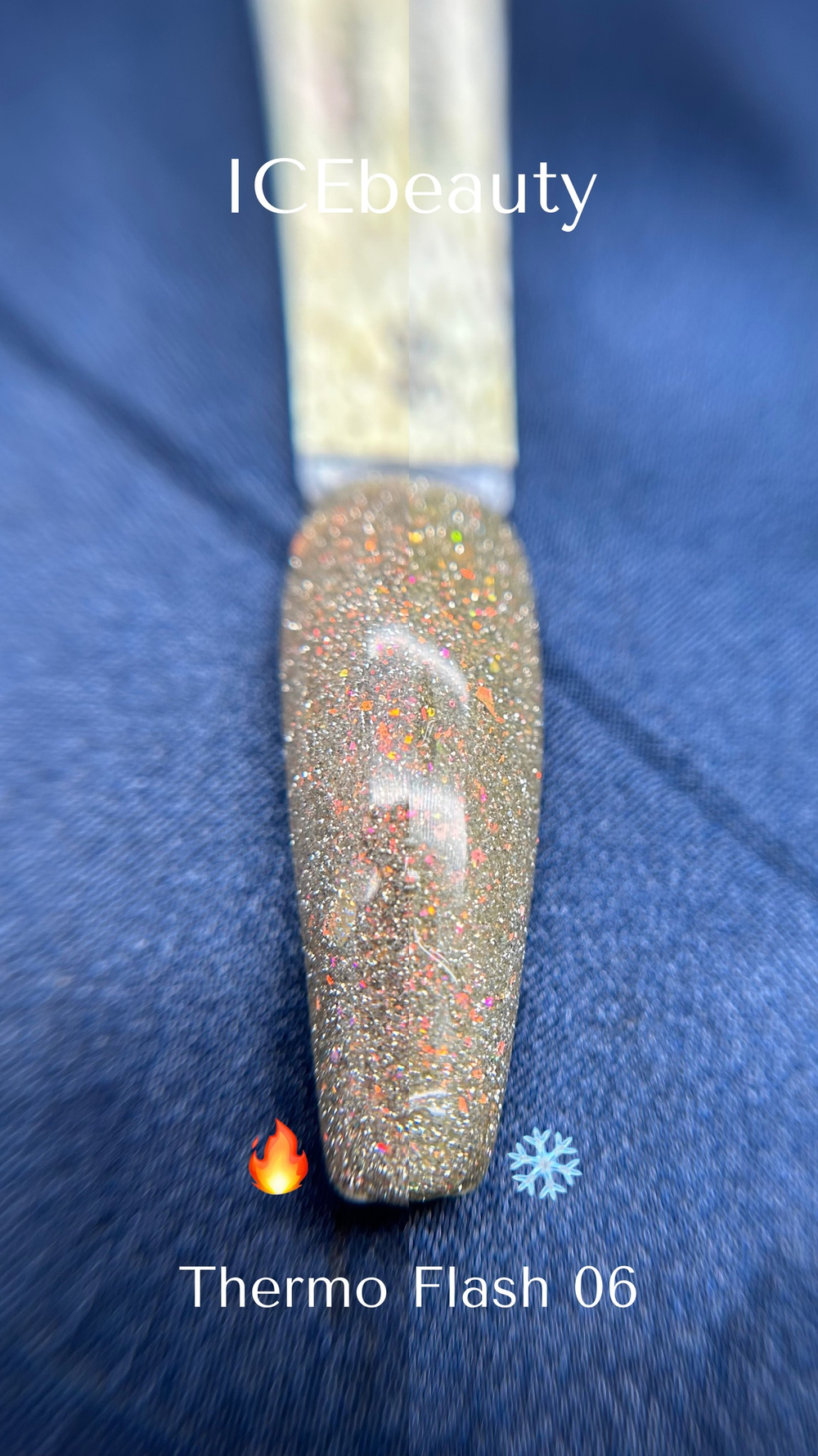 IceBeauty Гель-лак Thermo Flash 06, 8 мл