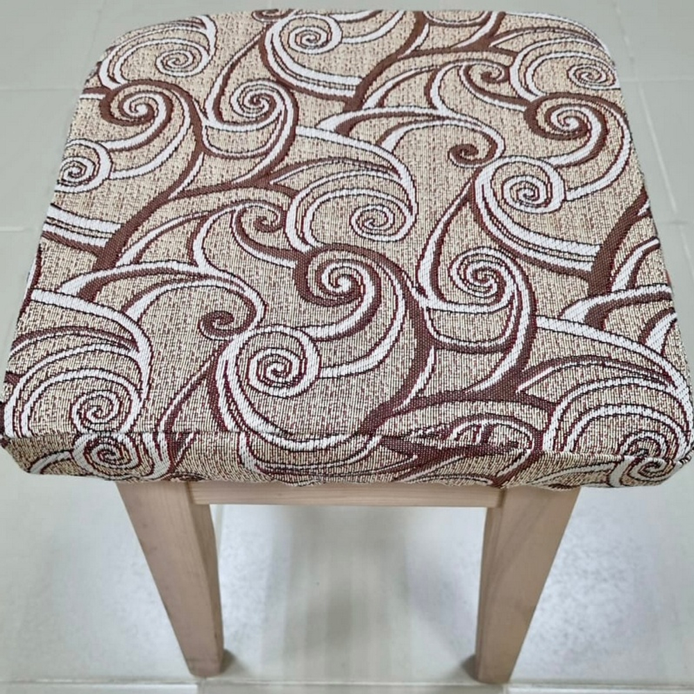 Чехол гобеленовый для табурета "ДВ.", дизайн: 347/1, размер 32*32см, Россия.