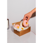 Подсвечник fast food, donut, D7 см, розовый