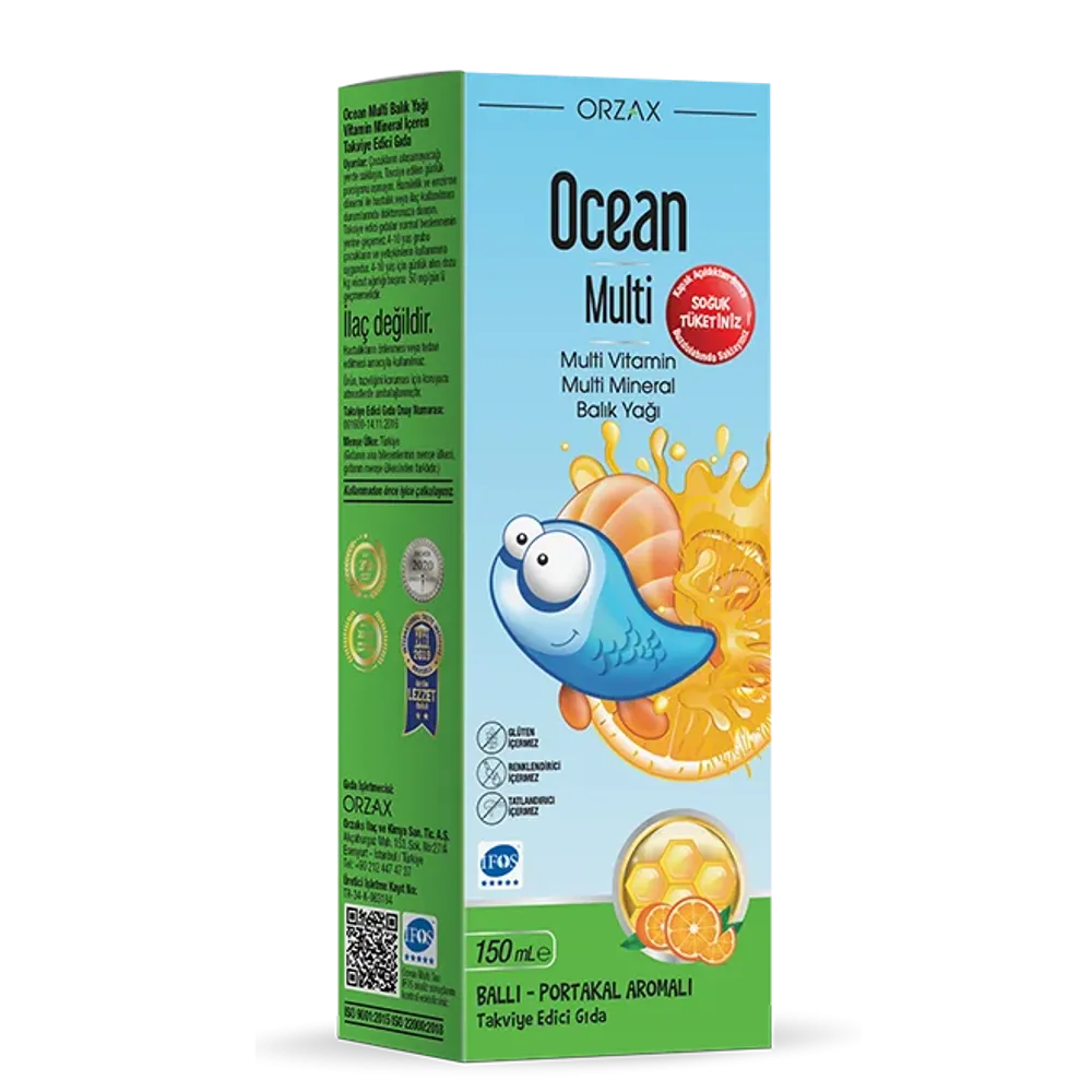 Orzax Ocean Multi Fish Oil orange 150ml